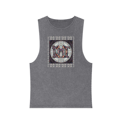 Unisex Stonewash Tank Top - DMT Scribe No.1