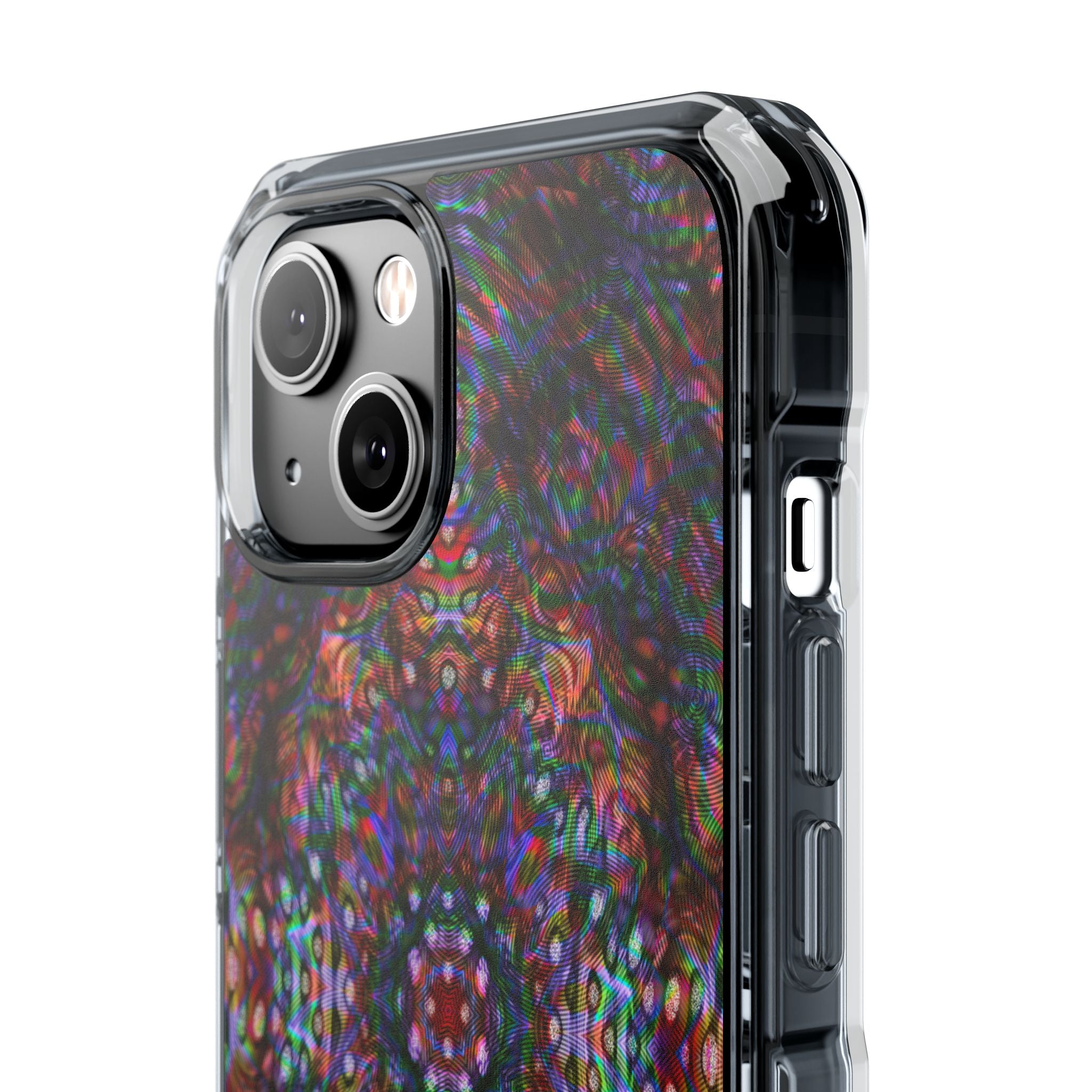 iPhone 14 Magnetic Clear Impact Case - DMT Scribe Tiles No.1