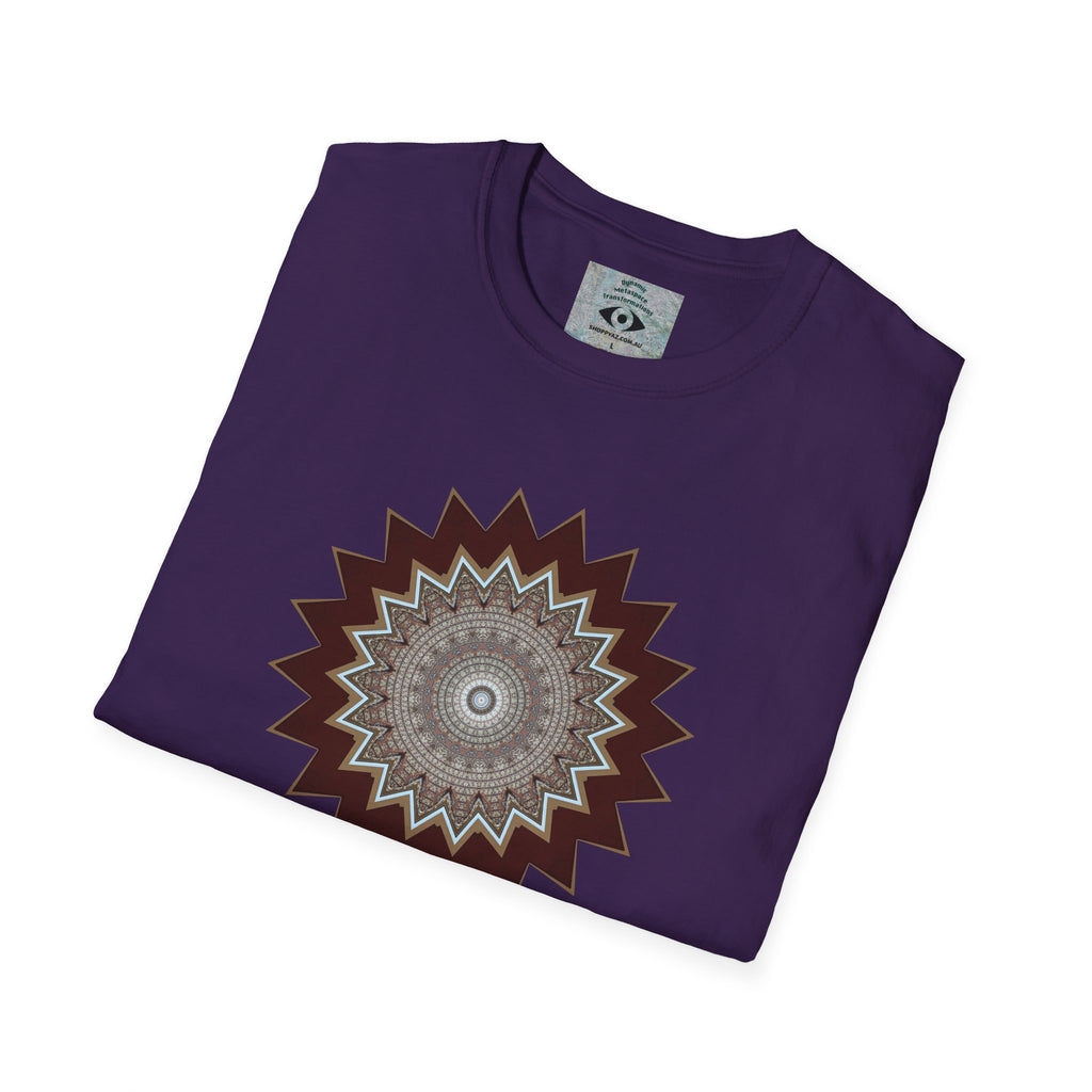 Unisex Softstyle T-Shirt - Mycelium Mandalas No.1