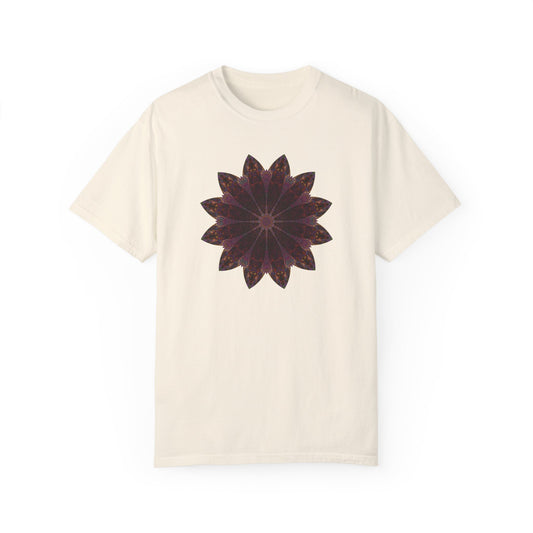 Unisex Garment-Dyed T-shirt - Love Light Mandalas No.5