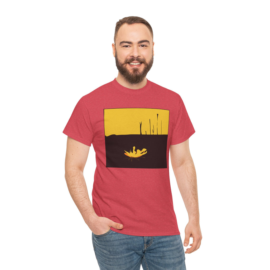 Unisex Heavy Cotton Tee - The Traveller Series (Fire)