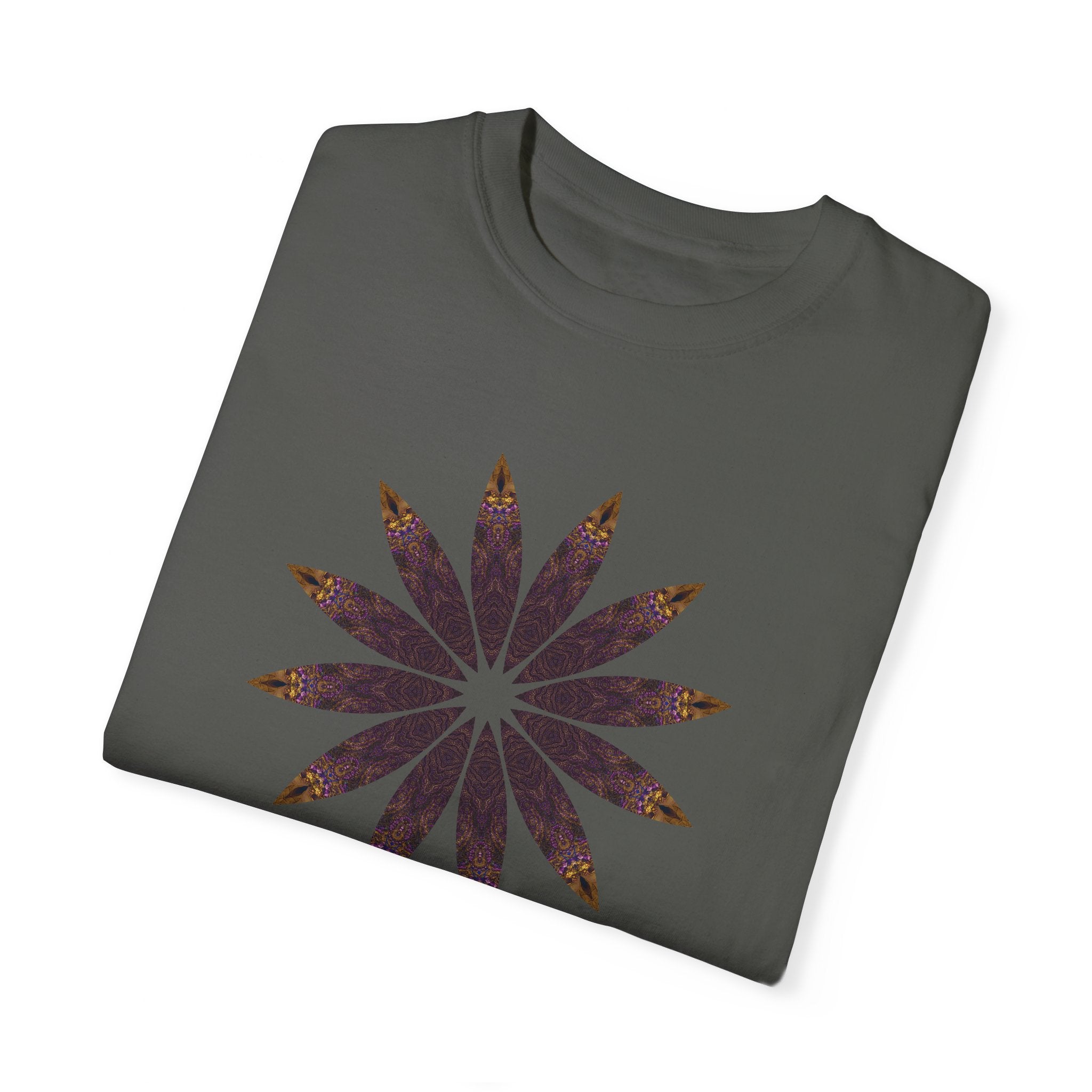 Unisex Garment-Dyed T-shirt - Love Light Mandalas No.2