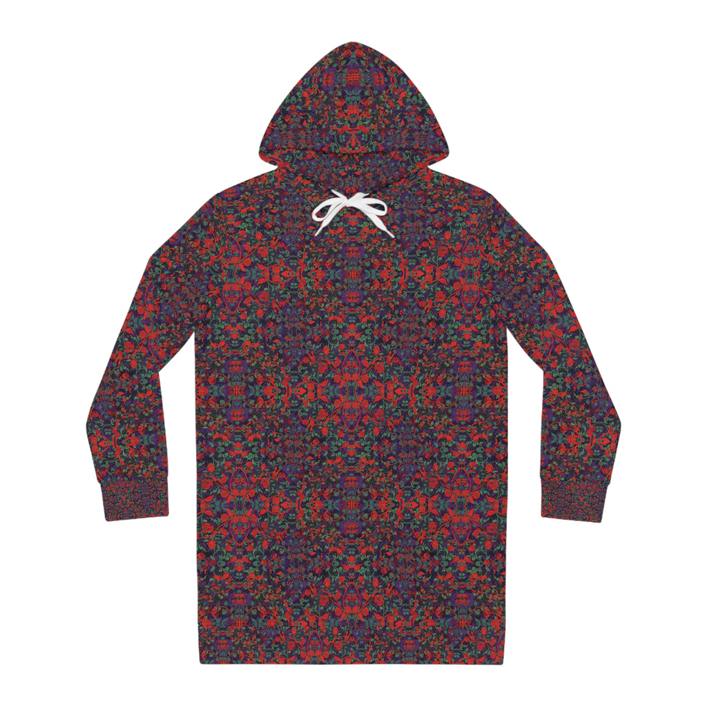 Women's Hoodie Dress - Hidden Weave No.25