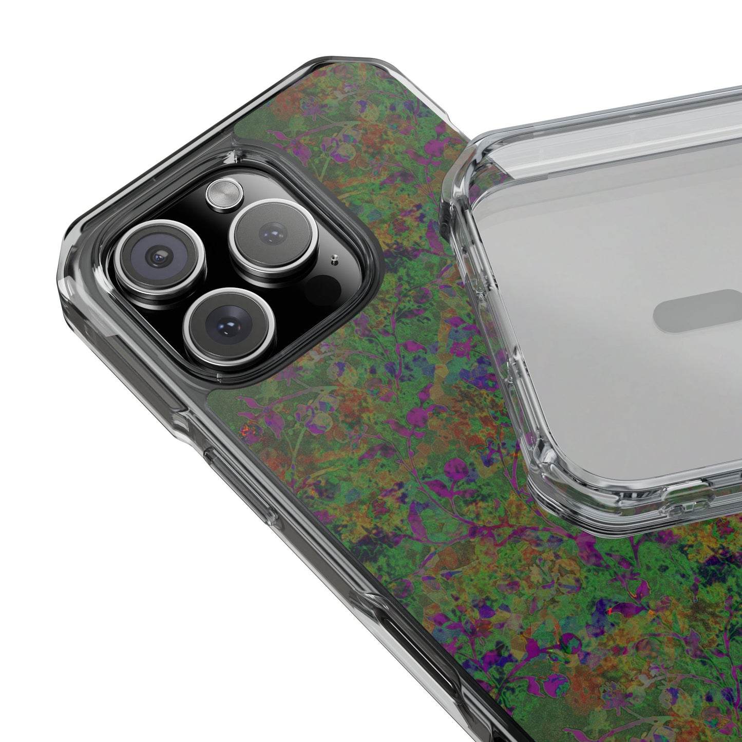 iPhone 16 Magnetic Clear Impact Case - Hidden Weave Series V3 No.24