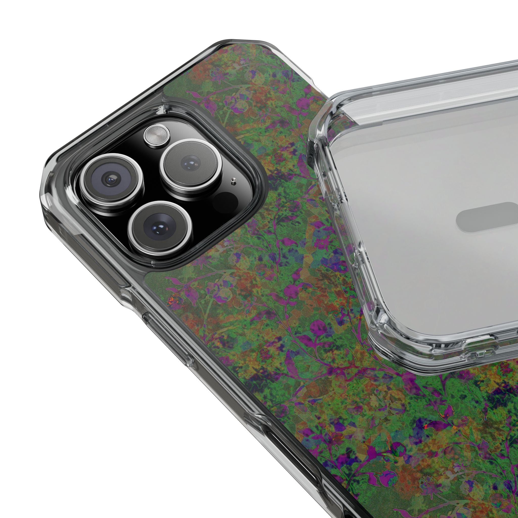 iPhone 16 Magnetic Clear Impact Case - Hidden Weave Series V3 No.24