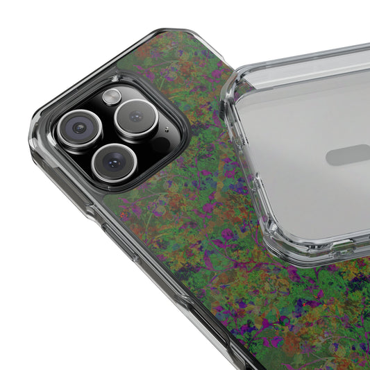 iPhone 16 Magnetic Clear Impact Case - Hidden Weave Series V3 No.24