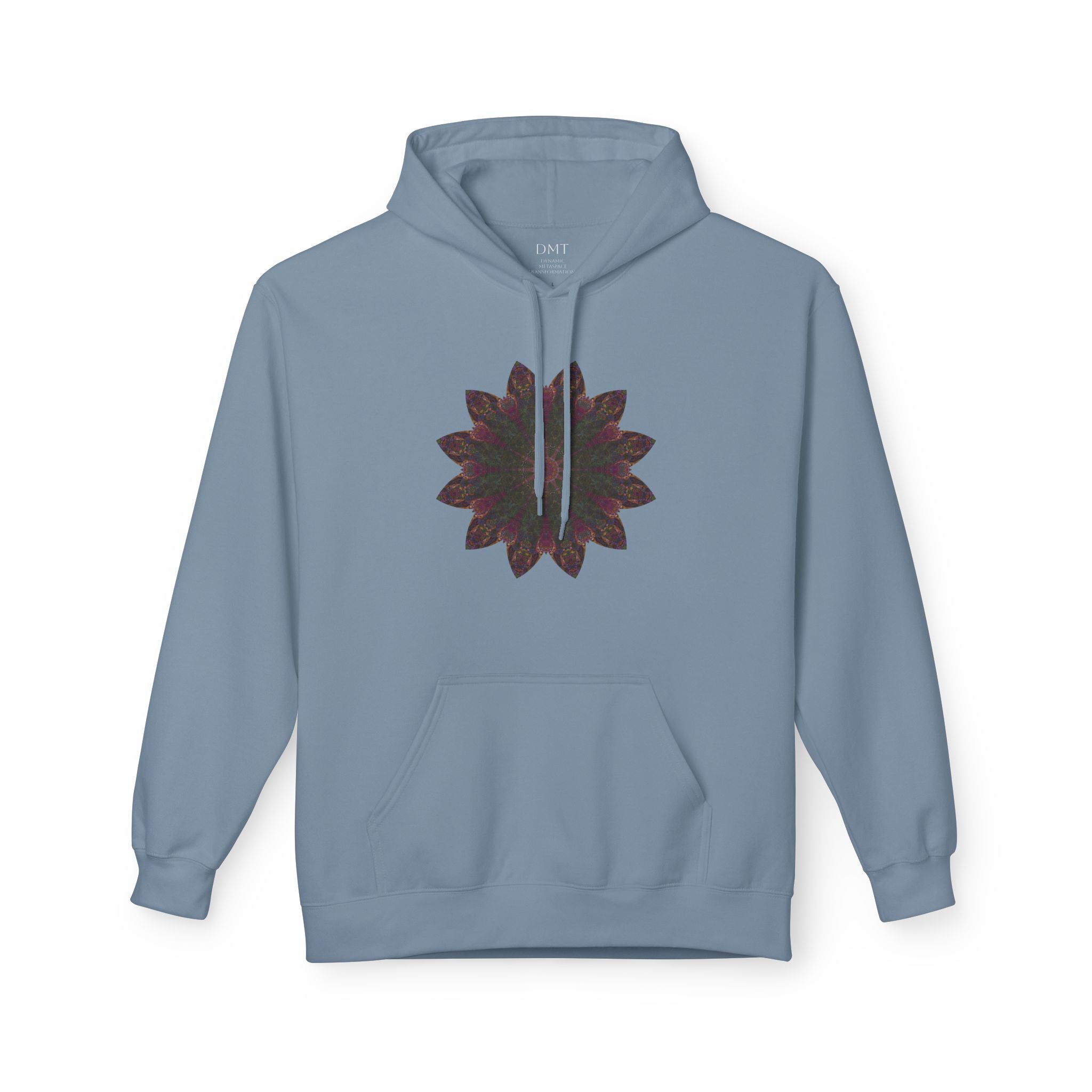 Unisex Midweight Softstyle Fleece Hoodie - Love Light Mandalas No.7