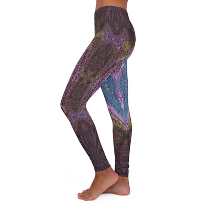 Spandex Leggings - Love Light Fractals No.11a