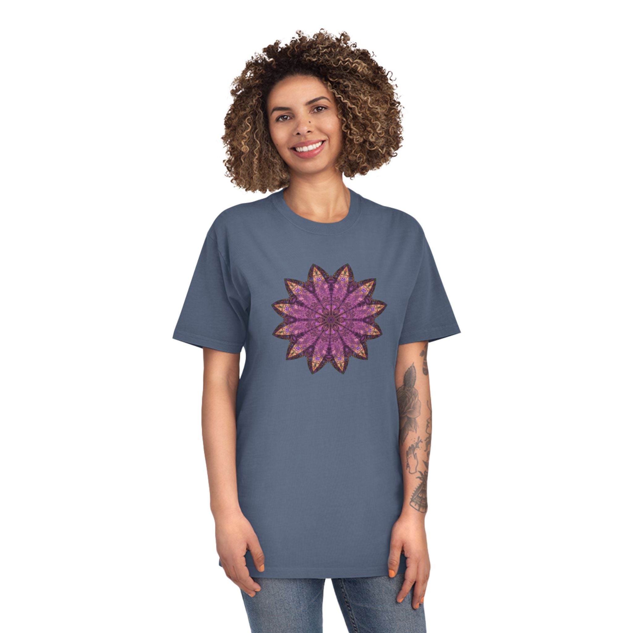 Unisex Faded Shirt - Love Light Mandalas No.16