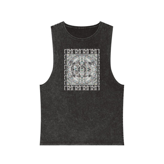 Unisex Stonewash Tank Top - DMT Scribe No.12