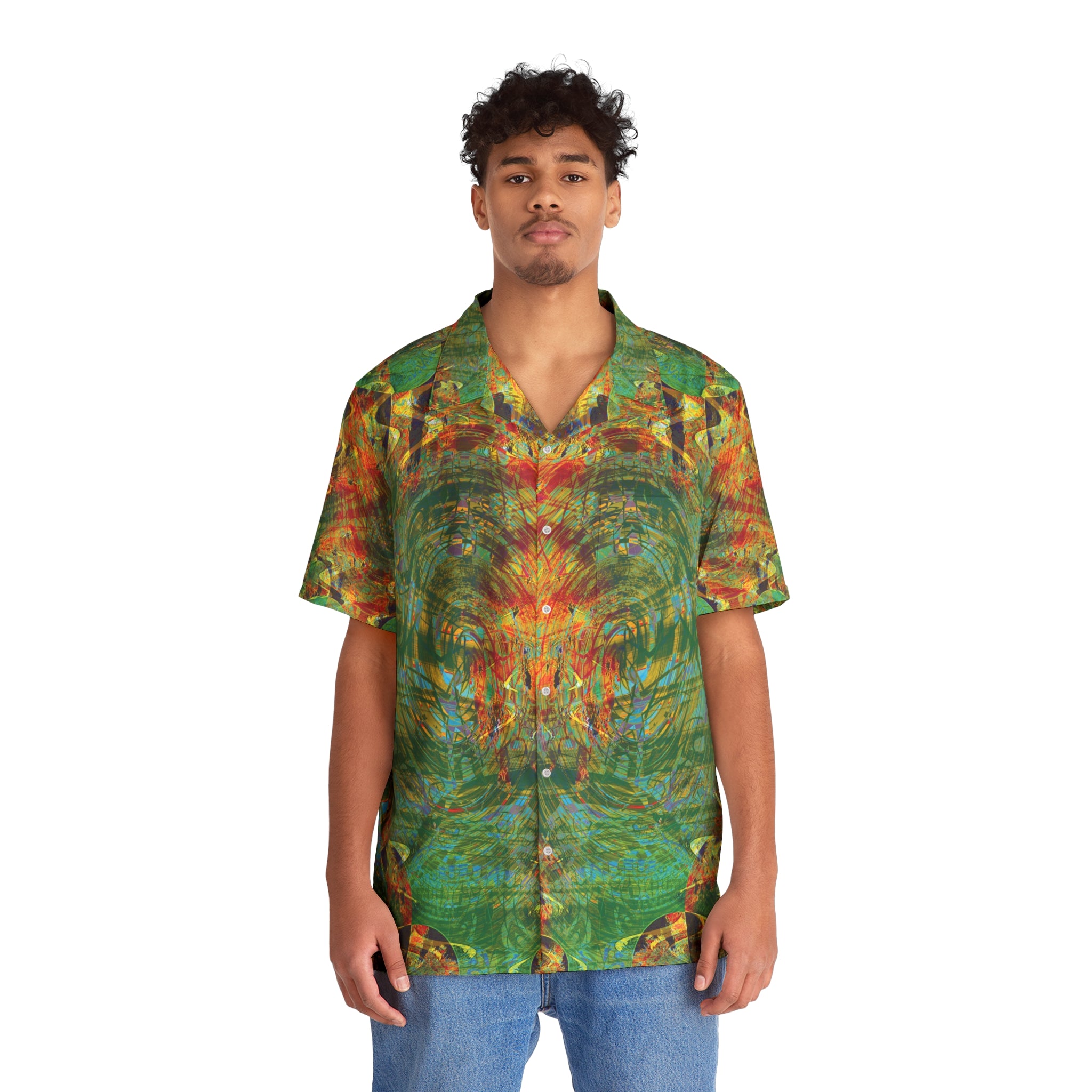 Hawaiian Shirt - Love Light Fractals No.3
