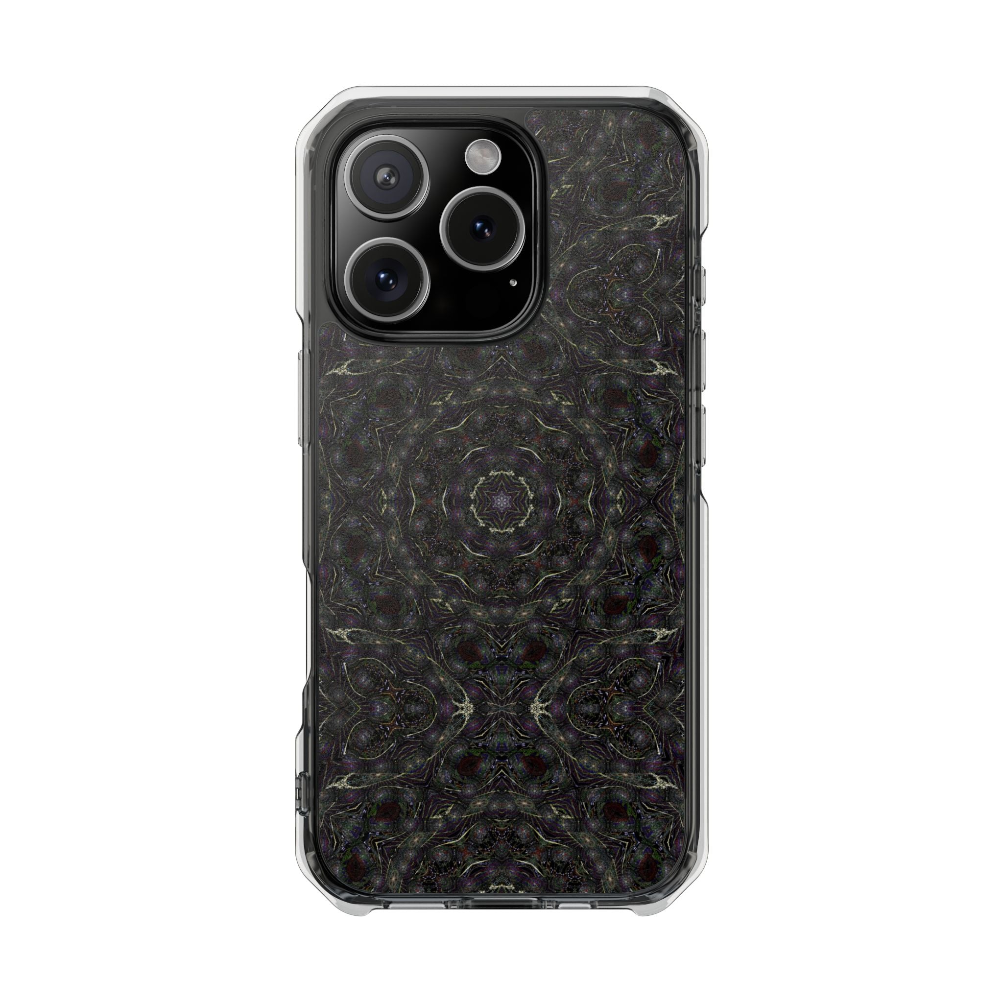 iPhone 16 Magnetic Clear Impact Case - P5 Kaleidoscopic No.18