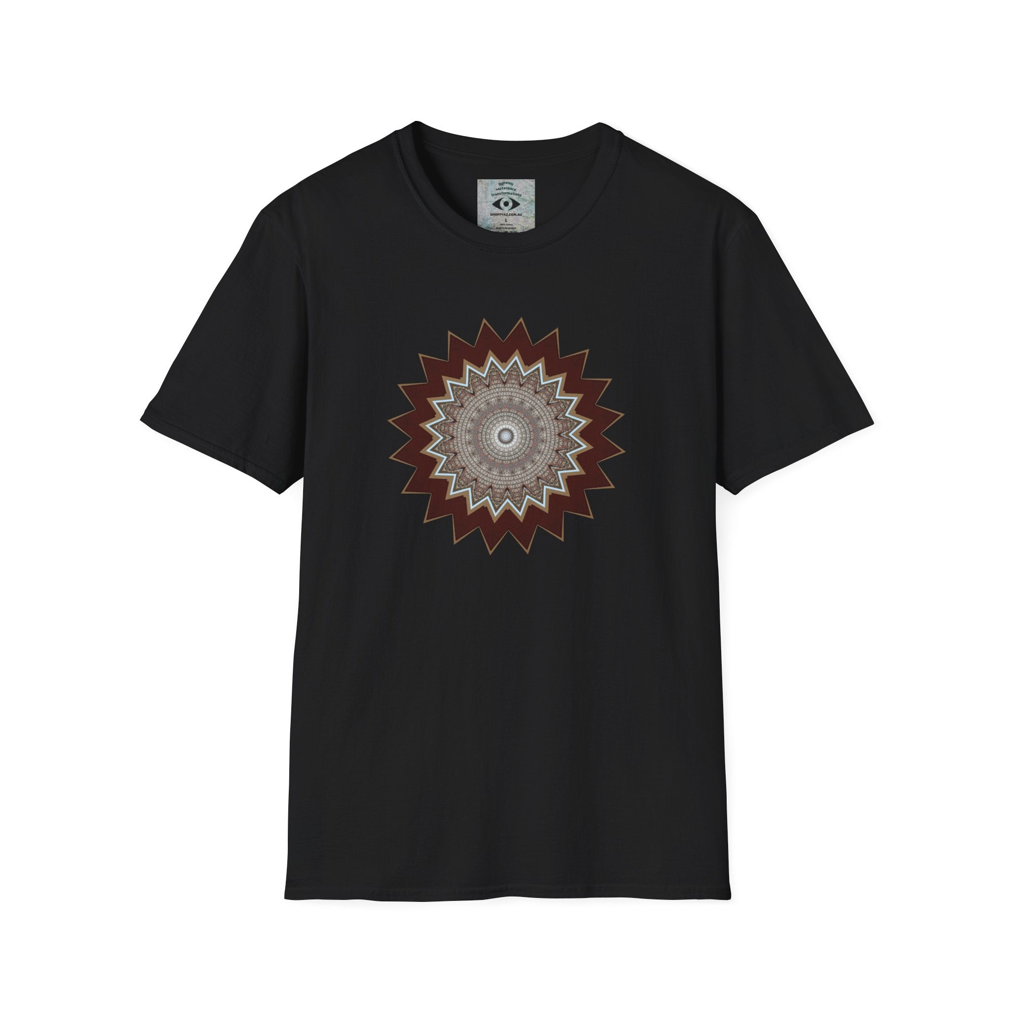 Unisex Softstyle T-Shirt - Mycelium Mandalas No.1