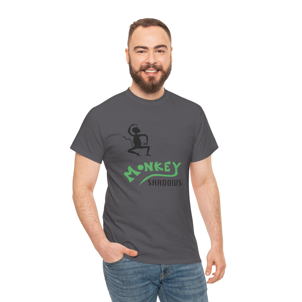 Unisex Heavy Cotton Tee - Monkey Shadows