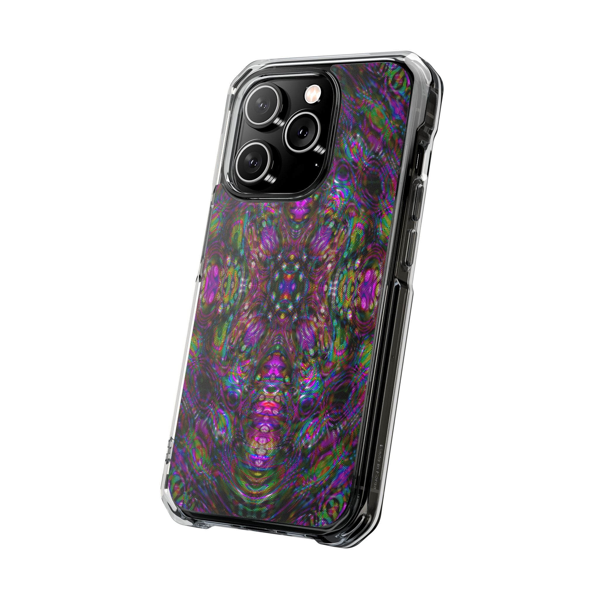 iPhone 14 Magnetic Clear Impact Case - DMT Scribe Tiles No.5