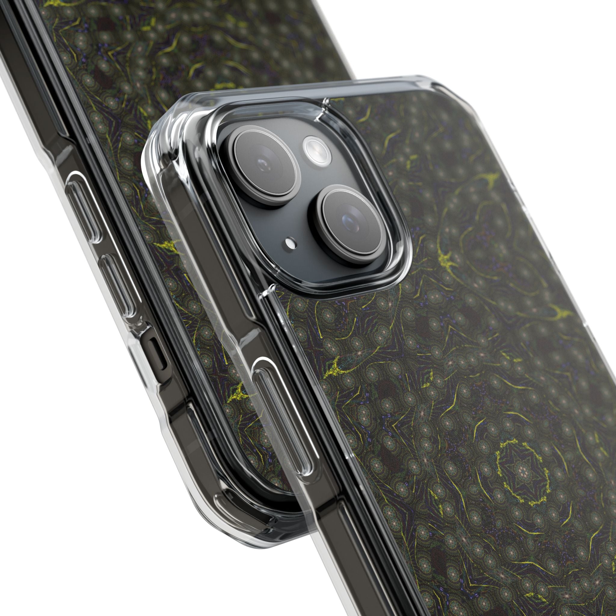 iPhone 15 Magnetic Clear Impact Case - P5 Kaleidoscopic No.2