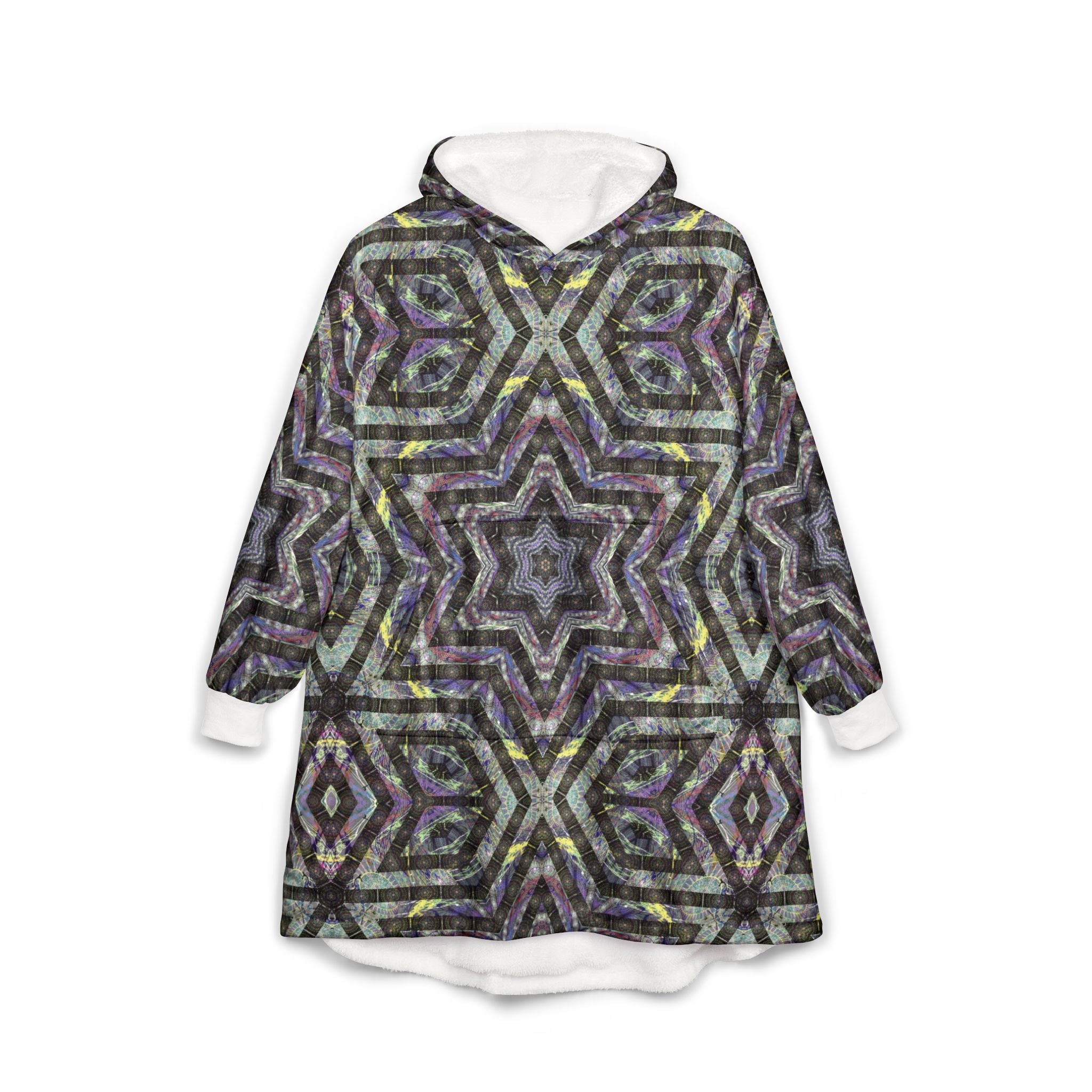 Unisex Hooded Blanket - P5 Kaleidoscopic No.1