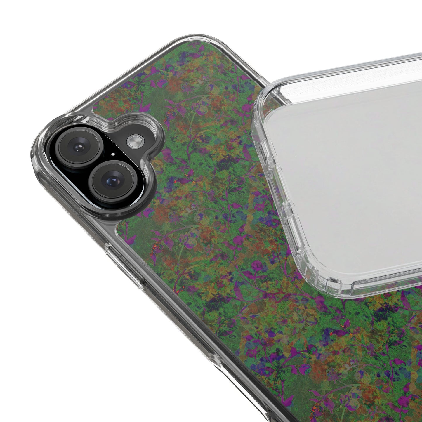 iPhone 16 Clear Case – Hidden Weave Series V3 No.24