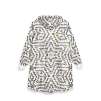 Unisex Hooded Blanket - Kaleidoscope P5 No. 19
