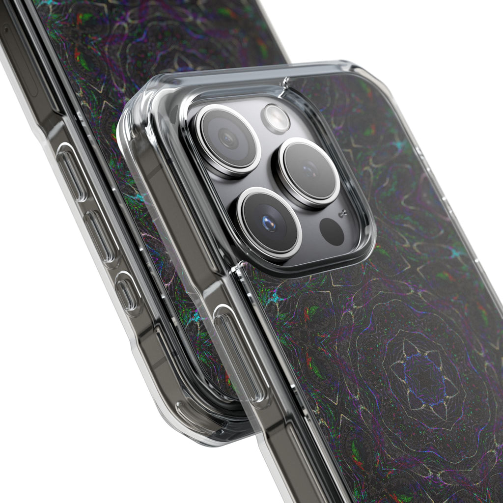 iPhone 15 Magnetic Clear Impact Case - P5 Kaleidoscopic No.32