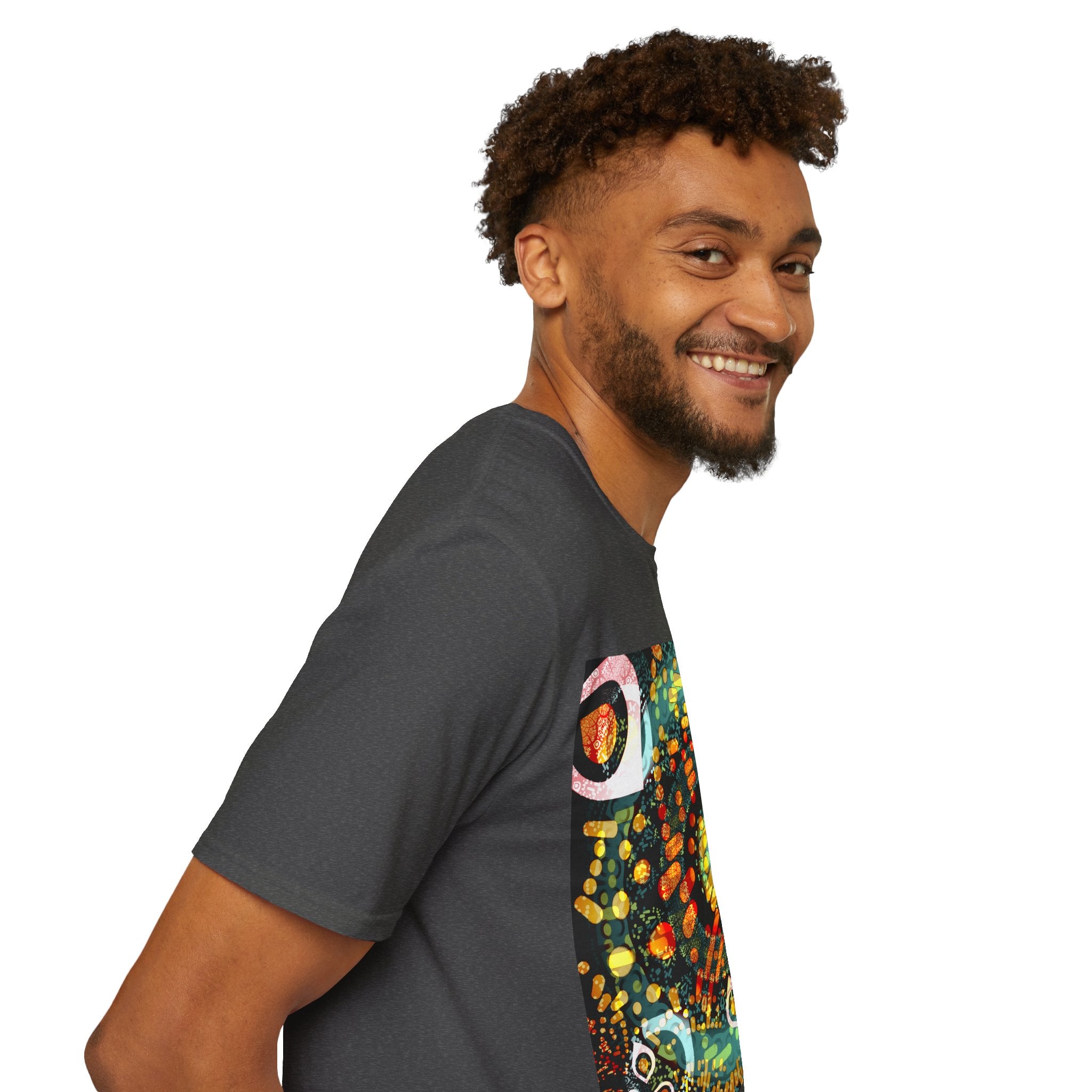 Unisex Softstyle T-Shirt - Psychedelic QR No.1