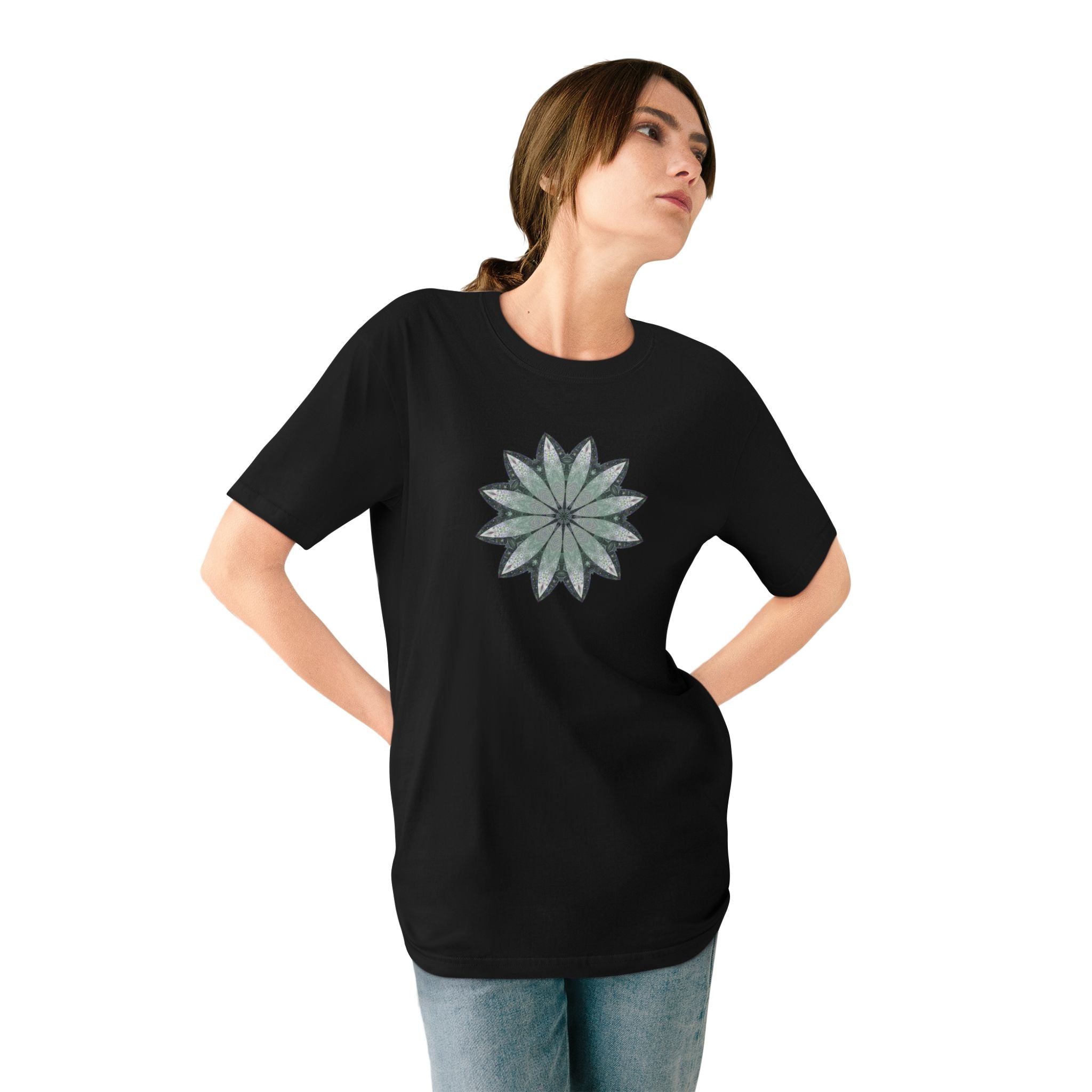 Organic Staple T-shirt - Love Light Mandalas No.22