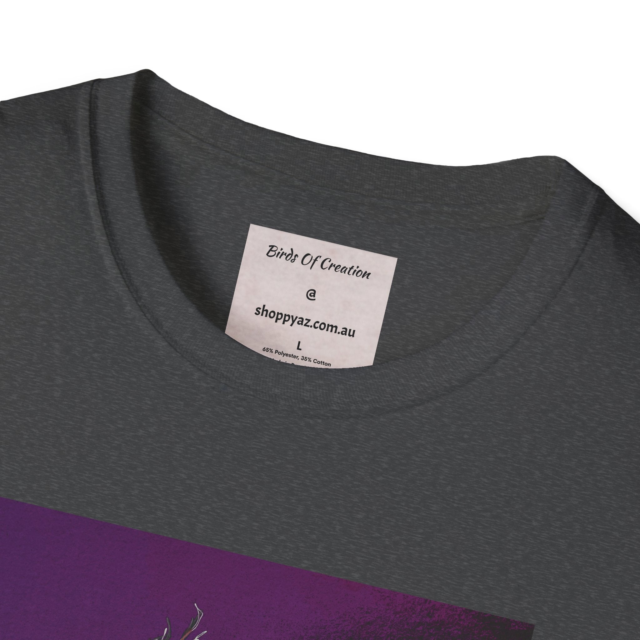 Unisex Softstyle T-Shirt - Birds Of Creation No.1