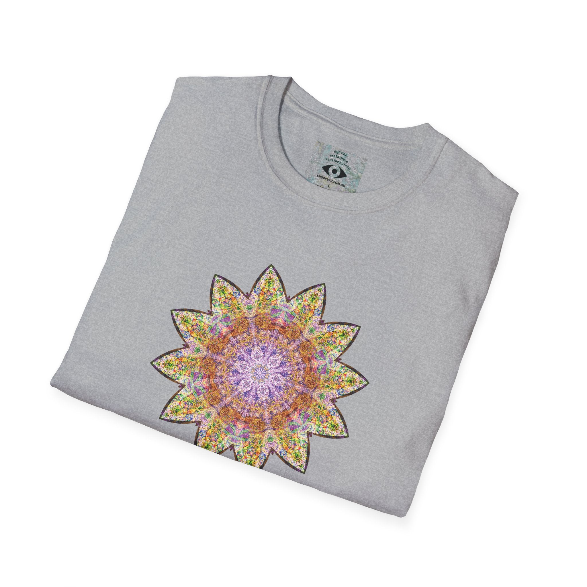 Unisex Softstyle T-Shirt - Love Light Mandalas No.14