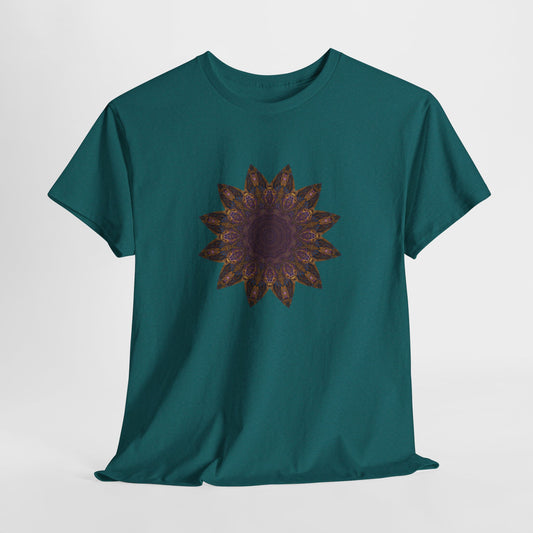 Unisex Heavy Cotton Tee - Love Light Mandalas No.1