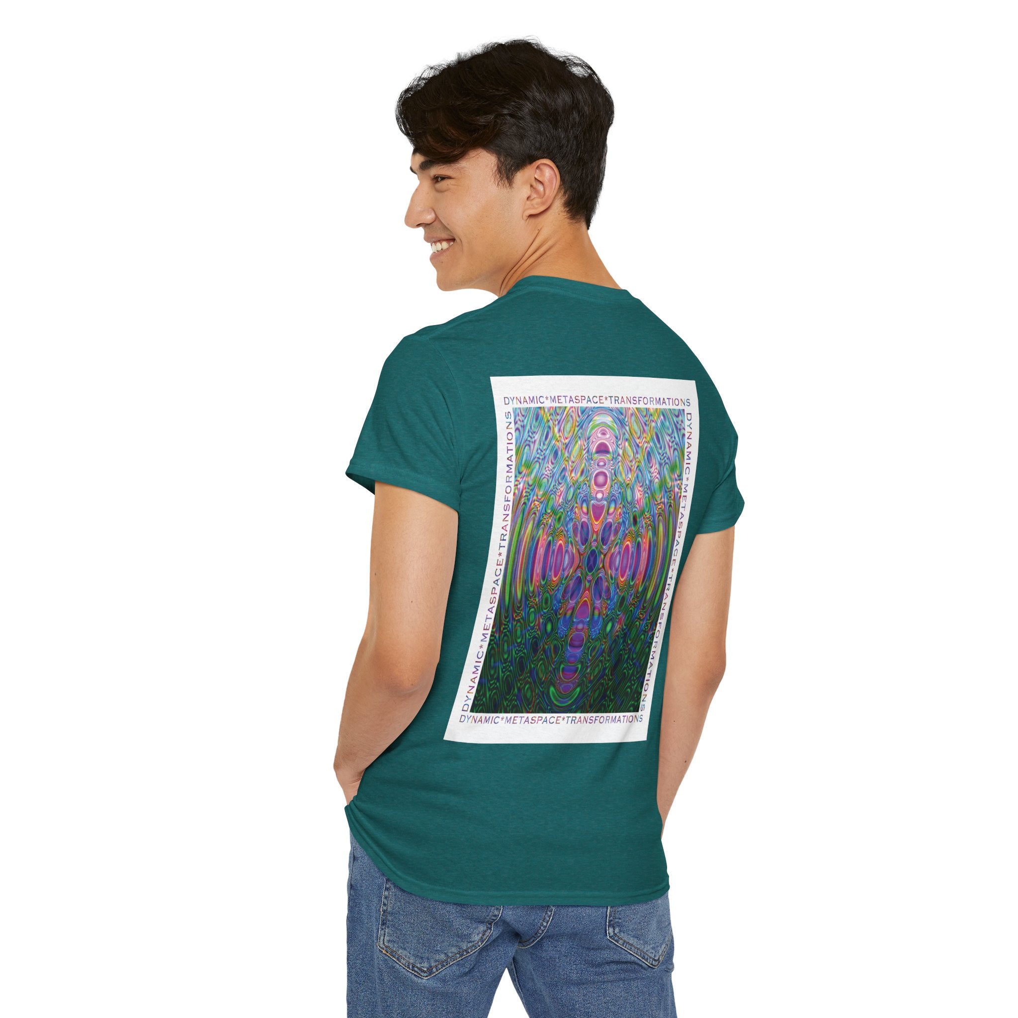 Unisex Heavy Cotton Tee (Back) - DMT Seer No.2