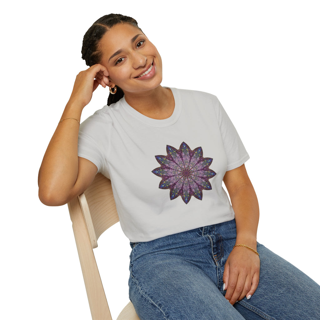 Unisex Softstyle T-Shirt - Love Light Mandalas No.17
