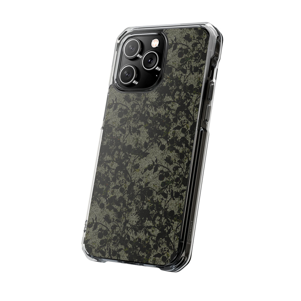 iPhone 14 Magnetic Clear Impact Case - Hidden Weave Series V3 No.25