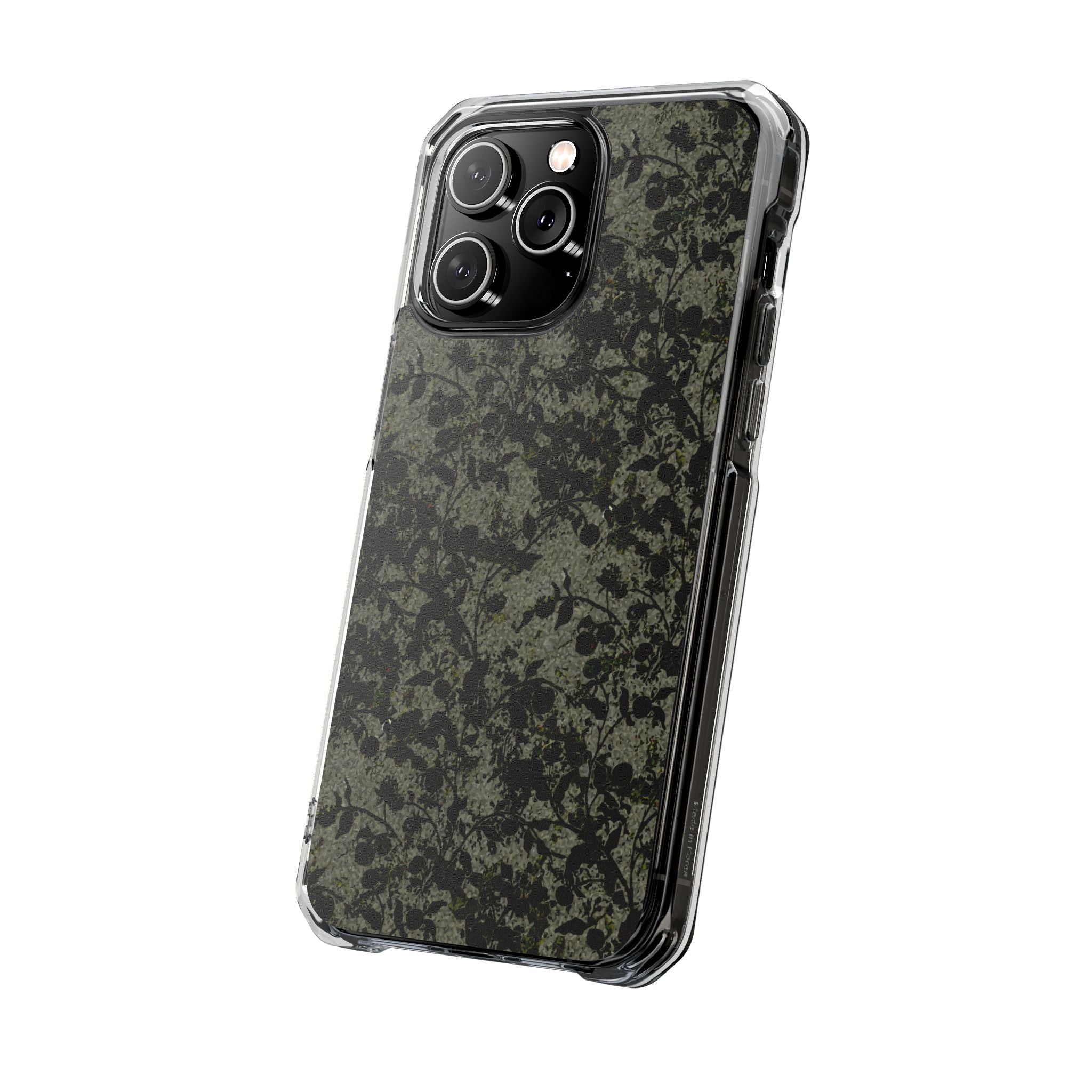 iPhone 14 Magnetic Clear Impact Case - Hidden Weave Series V3 No.25