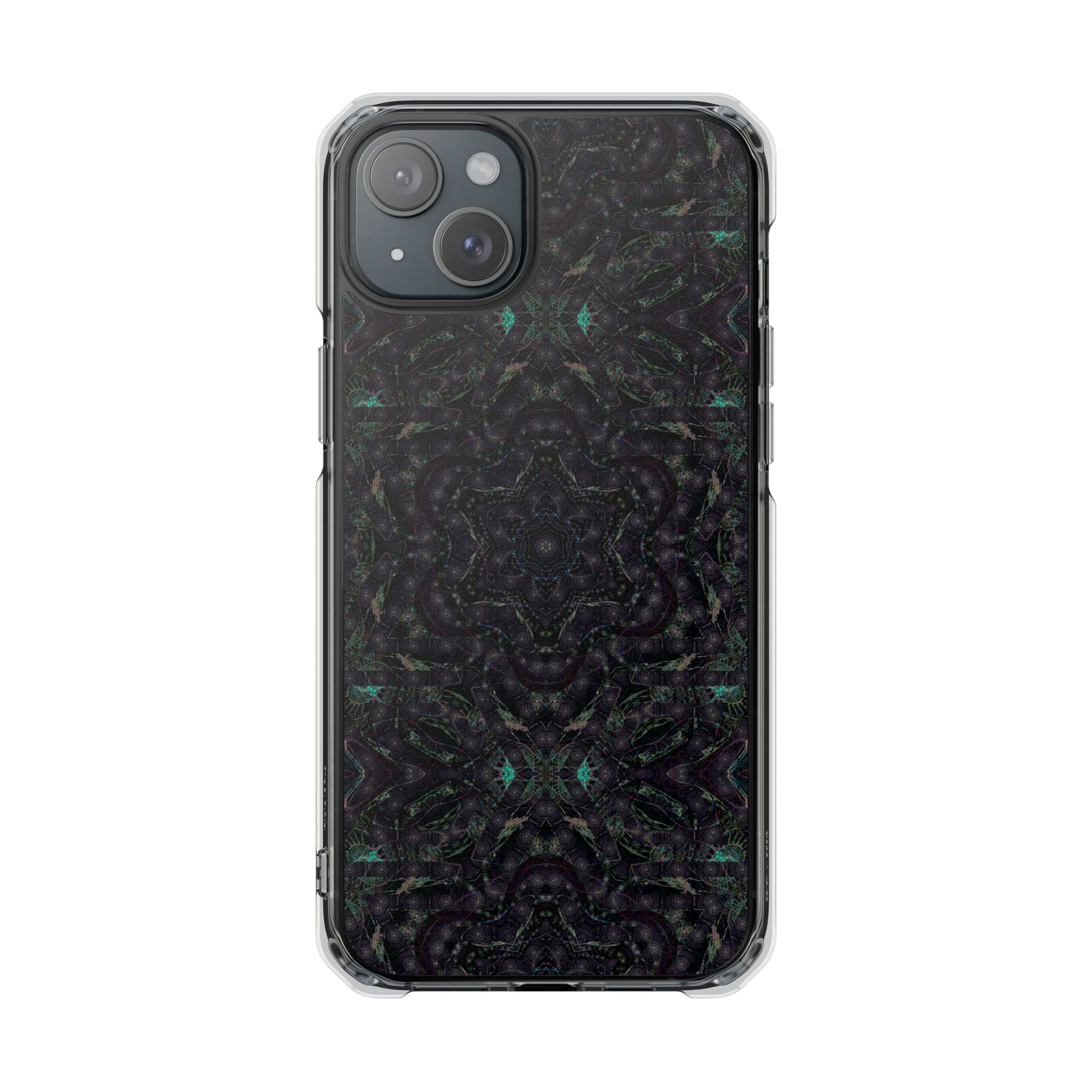 iPhone 15 Magnetic Clear Impact Case - P5 Kaleidoscopic No.31