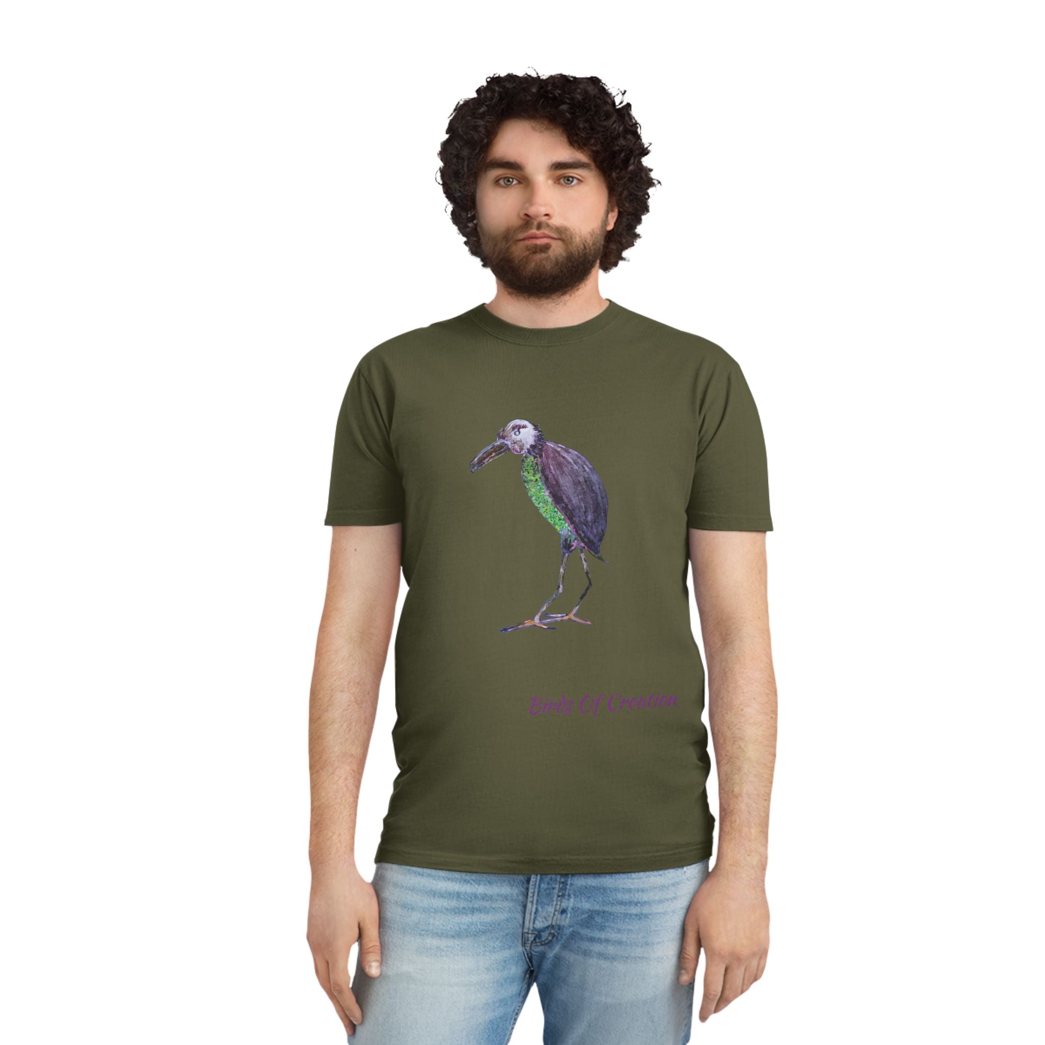Unisex Faded Shirt - Birds Of Creation No.2