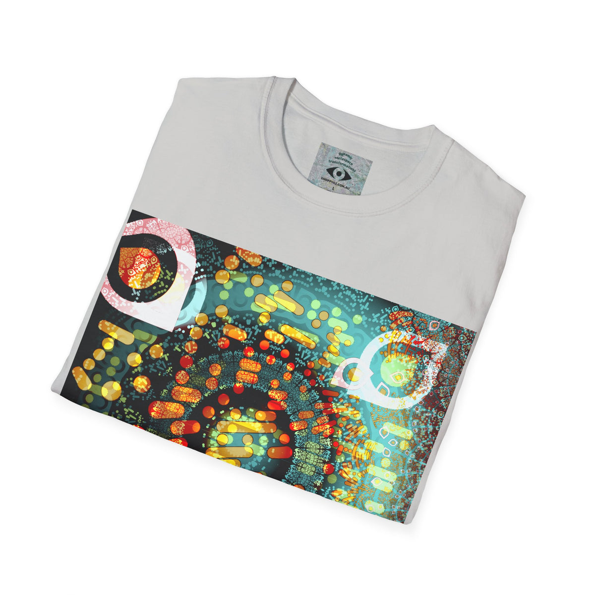Unisex Softstyle T-Shirt - Psychedelic QR No.1