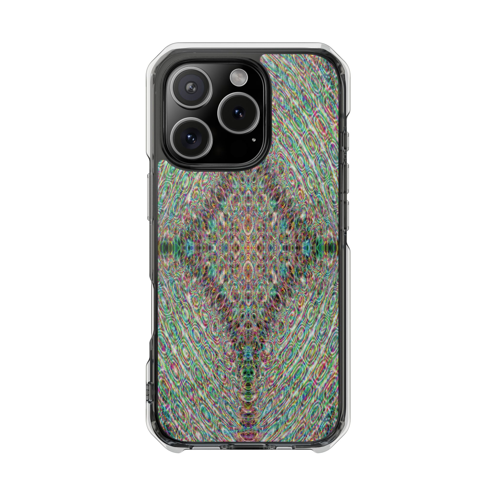 iPhone 16 Magnetic Clear Impact Case - DMT Seer No.14