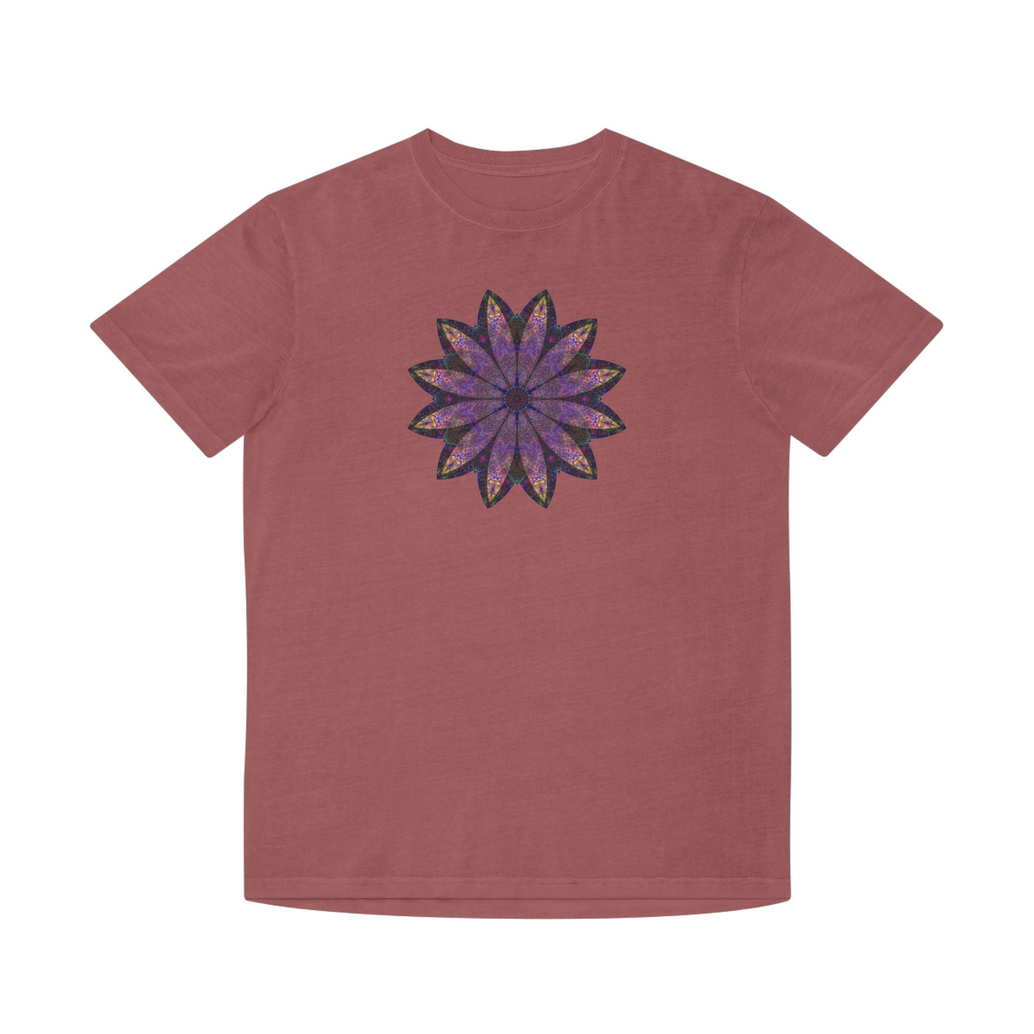Unisex Faded Shirt - Love Light Mandalas No.24