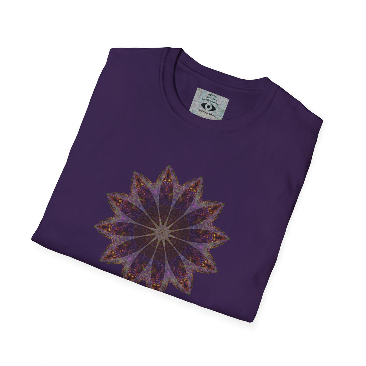 Unisex Softstyle T-Shirt - Love Light Mandalas No.11