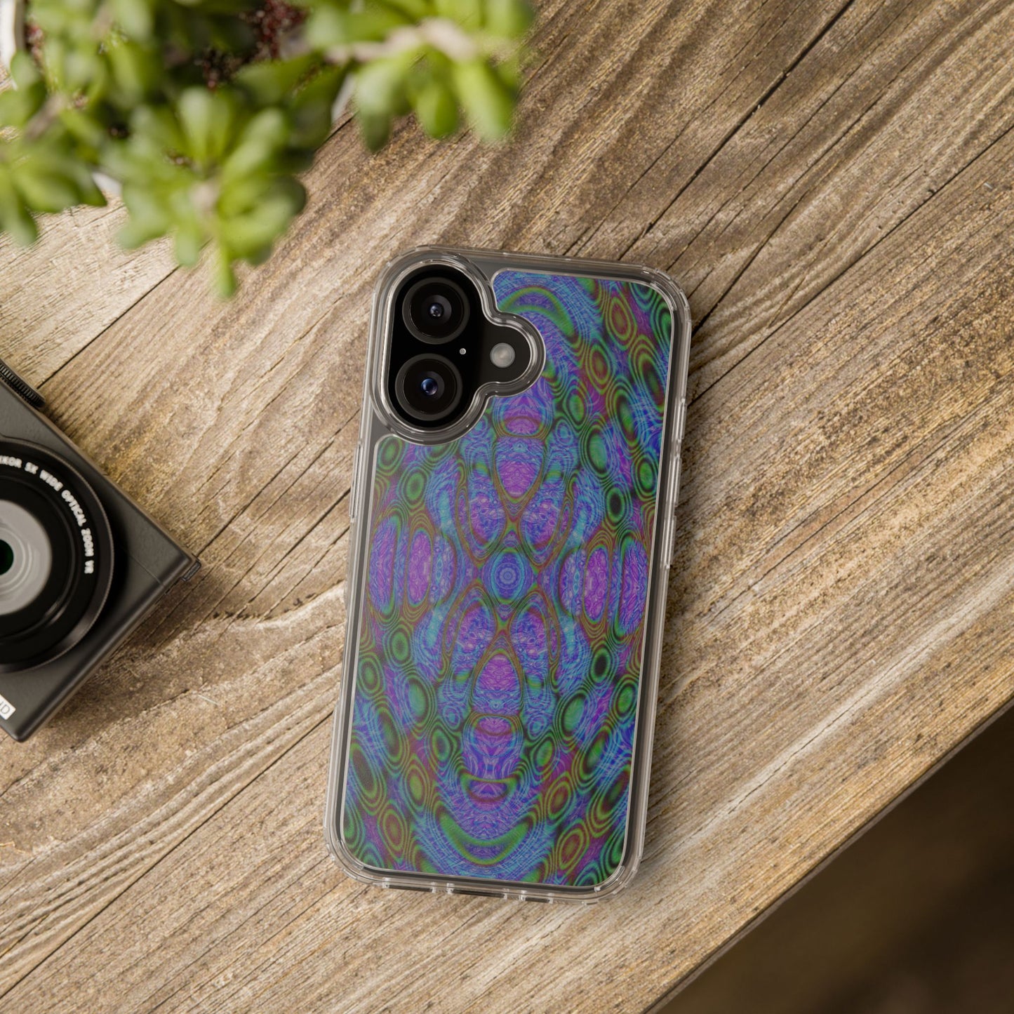 iPhone 16 Clear Case – DMT Seer No.17