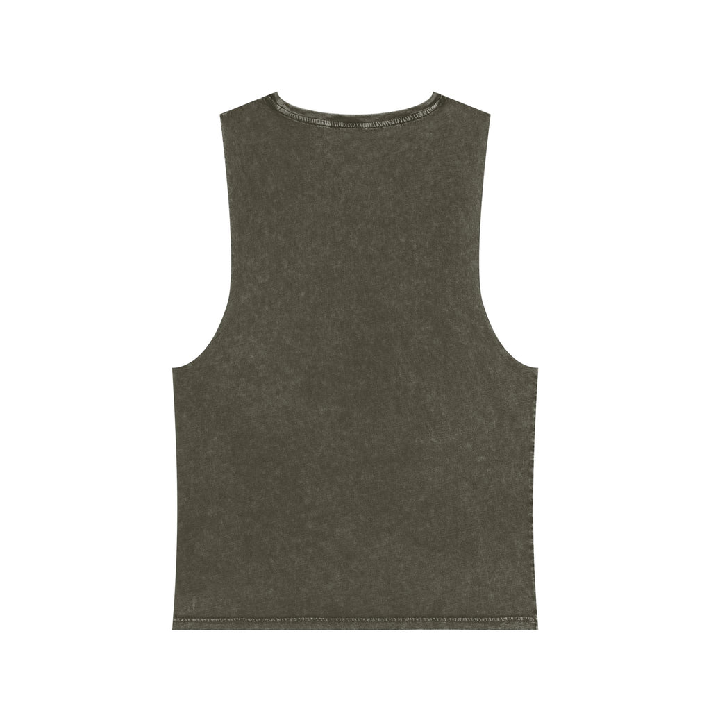 Unisex Stonewash Tank Top - Birds Of Creation No.2