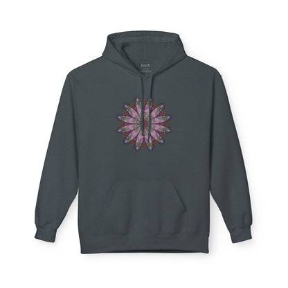 Unisex Midweight Softstyle Fleece Hoodie - Love Light Mandalas No.19