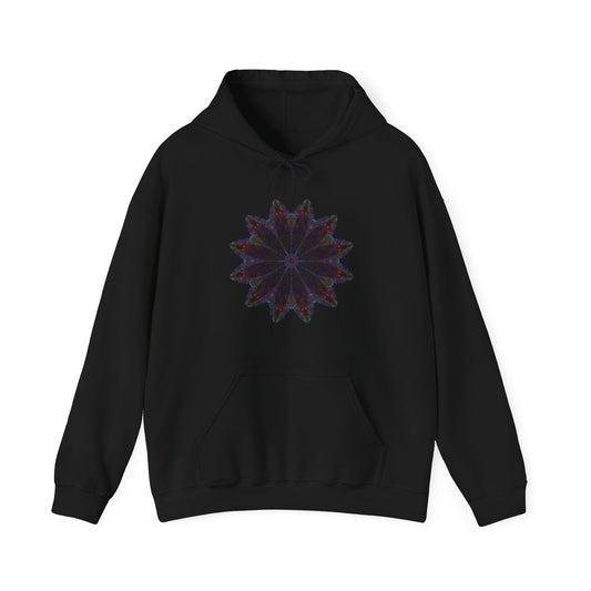 Unisex Heavy Blend™ Hooded Sweatshirt - Love Light Mandalas No.25