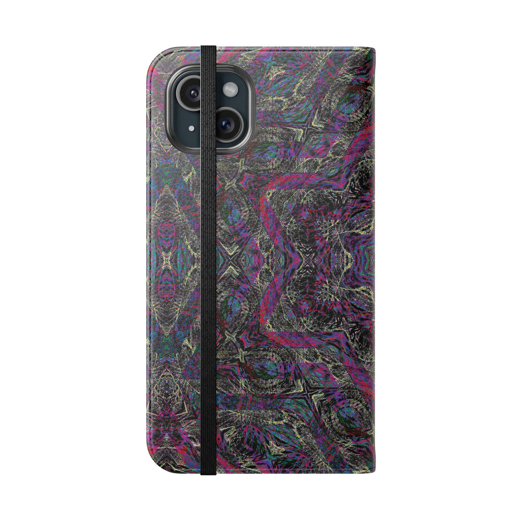 iPhone 15 Flip Case - P5 Kaleidoscopic No.33