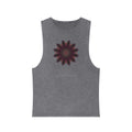 Unisex Stonewash Tank Top - Love Light Mandalas No.8
