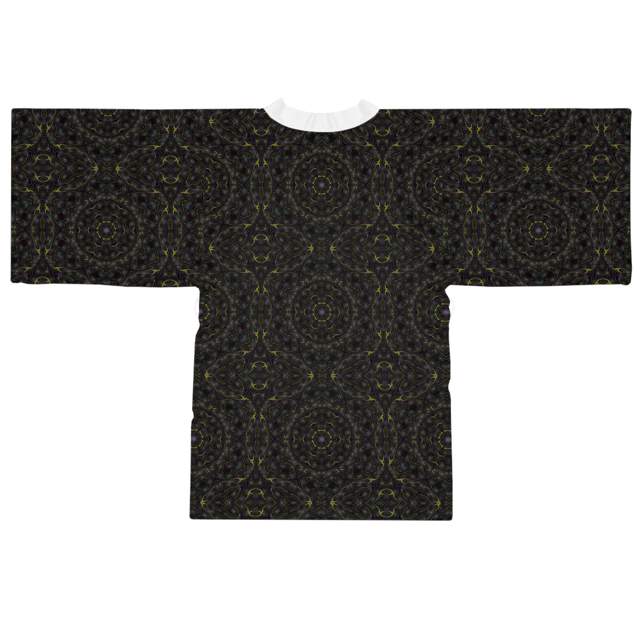 Long Sleeve Kimono Robe - P5 Kaleidoscopic No.17