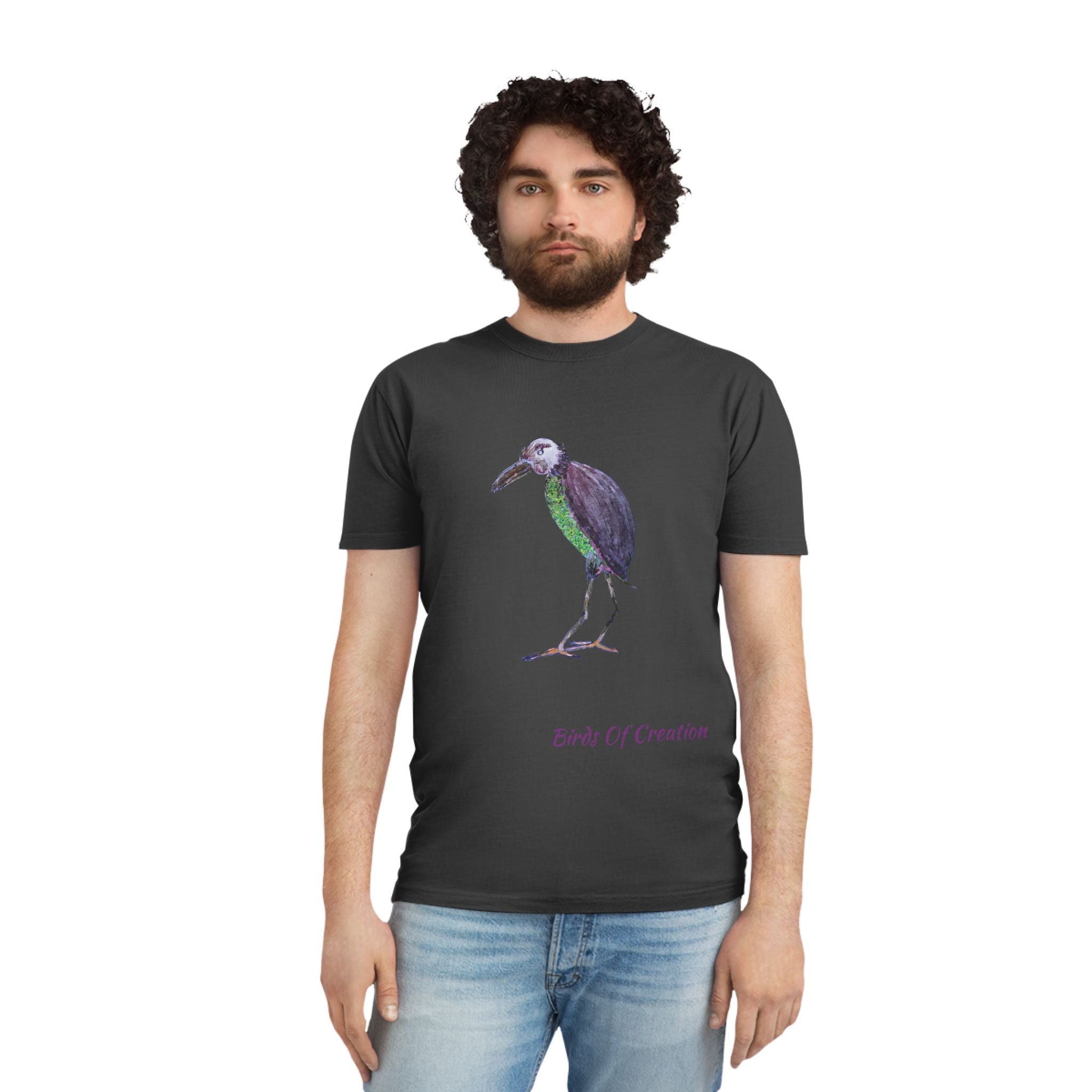 Unisex Faded Shirt - Birds Of Creation No.2
