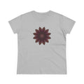 Women's Midweight Cotton Tee - Love Light Mandalas No.5