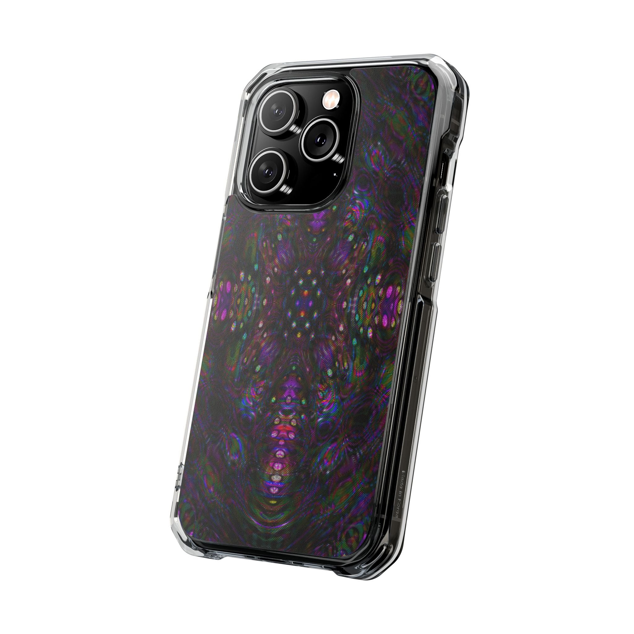 iPhone 14 Magnetic Clear Impact Case - DMT Scribe Tiles No.6