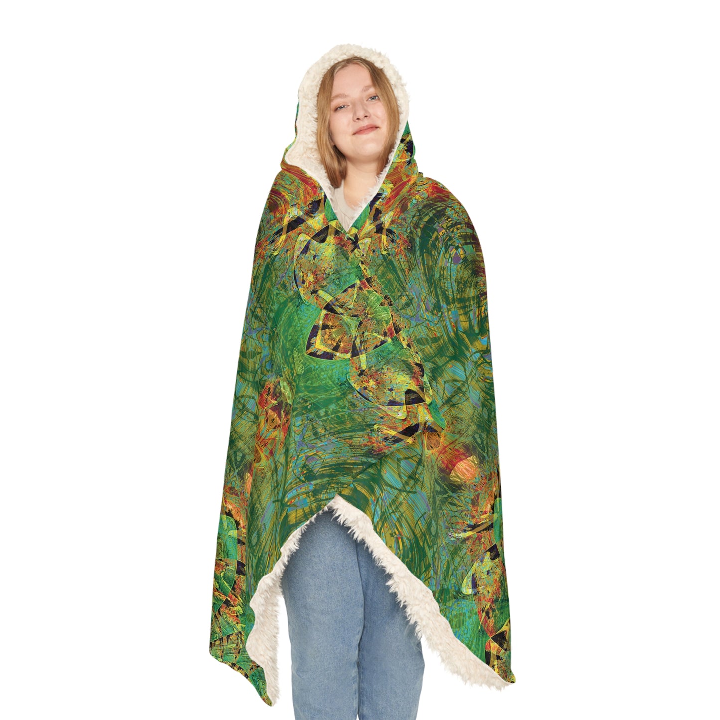 Snuggle Blanket - Love Light Fractals No.3